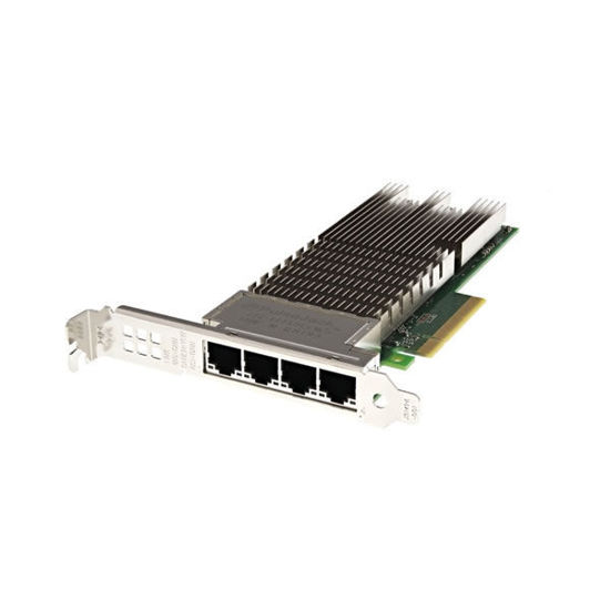 Picture of Dell Intel X710-T4 Quad Port 10Gb RJ45 Network Adapter High Profile - K5V44